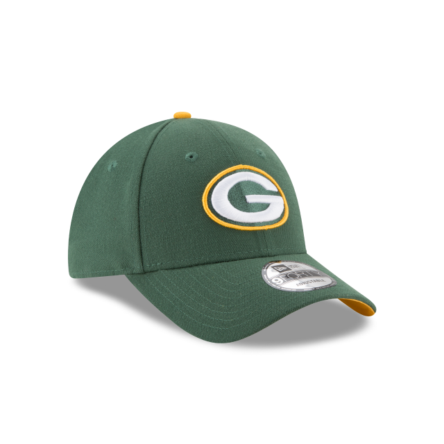 Green Bay Packers NFL New Era Men Green 9Forty The League Adjustable Hat product image 3, provided for visual reference and