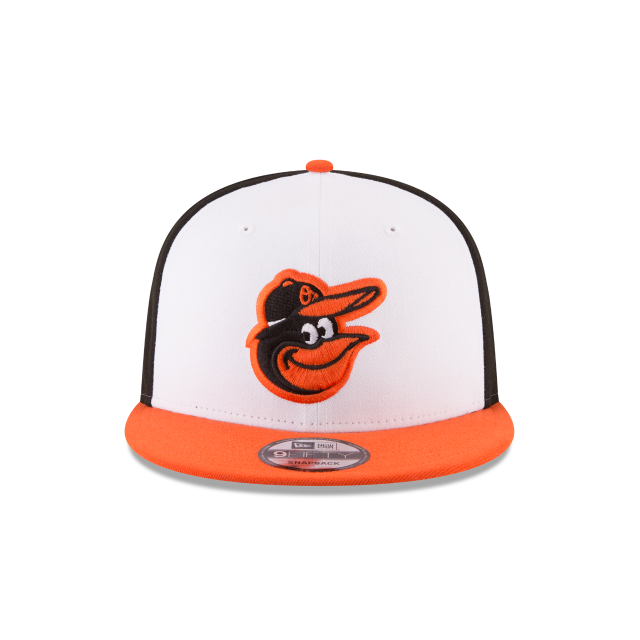 Baltimore Orioles MLB New Era Men White Orange 9Fifty Basic Snapback product image 4, provided for visual reference and