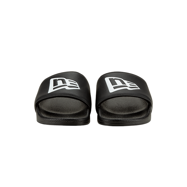 New Era Flag Men Black White AX20 Slides Sandals product image 4, provided for visual reference and product detail review