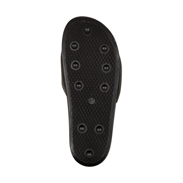 New Era Flag Men Black White AX20 Slides Sandals product image 5, provided for visual reference and product detail review