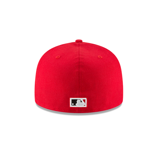 Cincinnati Reds MLB New Era Men Red 59Fifty Cooperstown Wool 1869 Logo Fitted Hat product image 2, provided for visual