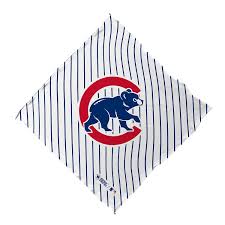 Chicago Cubs Pinstripe Cooling Bandana product image 1, provided for visual reference and product detail review