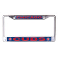 Chicago Cubs Metal License Plate Frame product image 1, provided for visual reference and product detail review
