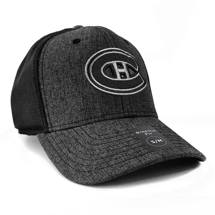 Montreal Canadiens NHL American Needle Men Tonal Heathered Poly Stretch Fit Hat product image 1, provided for visual