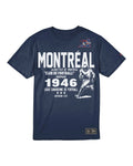 Montreal Alouettes CFL New Era Men Navy 2026 Turf Traditions Logo T-Shirt product image 1, provided for visual reference and
