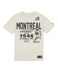 Montreal Alouettes CFL New Era Men Stone 2026 Turf Traditions Logo T-Shirt product image 1, provided for visual reference