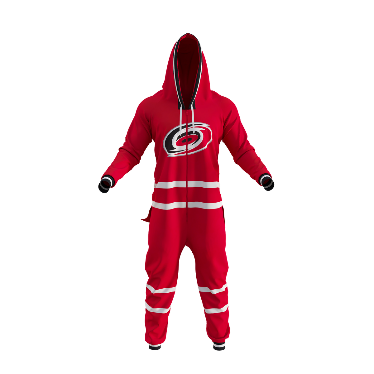 Carolina Hurricanes NHL Hockey Sockey Men Red Team Uniform Onesie product image 1, provided for visual reference and product