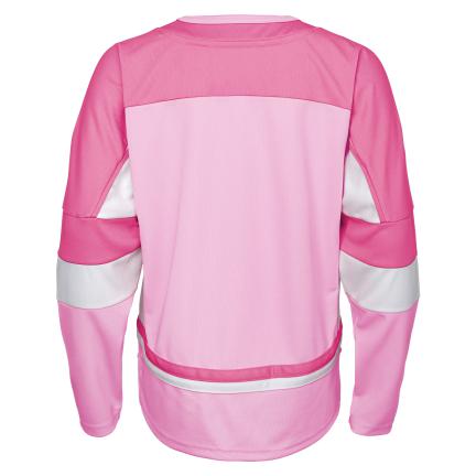 Montreal Canadiens NHL Outerstuff Kids Pink Fashion Jersey product image 2, provided for visual reference and product detail