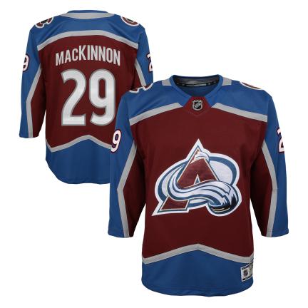Nathan Mackinnon Colorado Avalanche NHL Outerstuff Youth Burgundy Premier Jersey product image 1, provided for visual