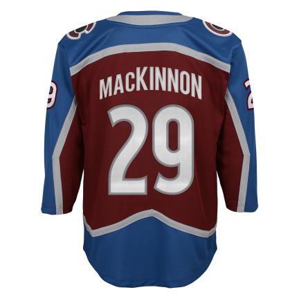 Nathan Mackinnon Colorado Avalanche NHL Outerstuff Youth Burgundy Premier Jersey product image 2, provided for visual