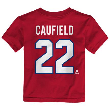 Cole Caufield Montreal Canadiens NHL Outerstuff Toddler Red T-Shirt product image 3, provided for visual reference and