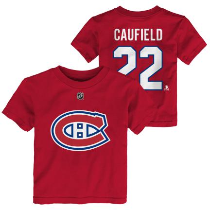 Cole Caufield Montreal Canadiens NHL Outerstuff Toddler Red T-Shirt product image 1, provided for visual reference and