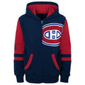 Montreal Canadiens NHL Outerstuff Infant Navy Face-off Pullover Hoodie product image 1, provided for visual reference and