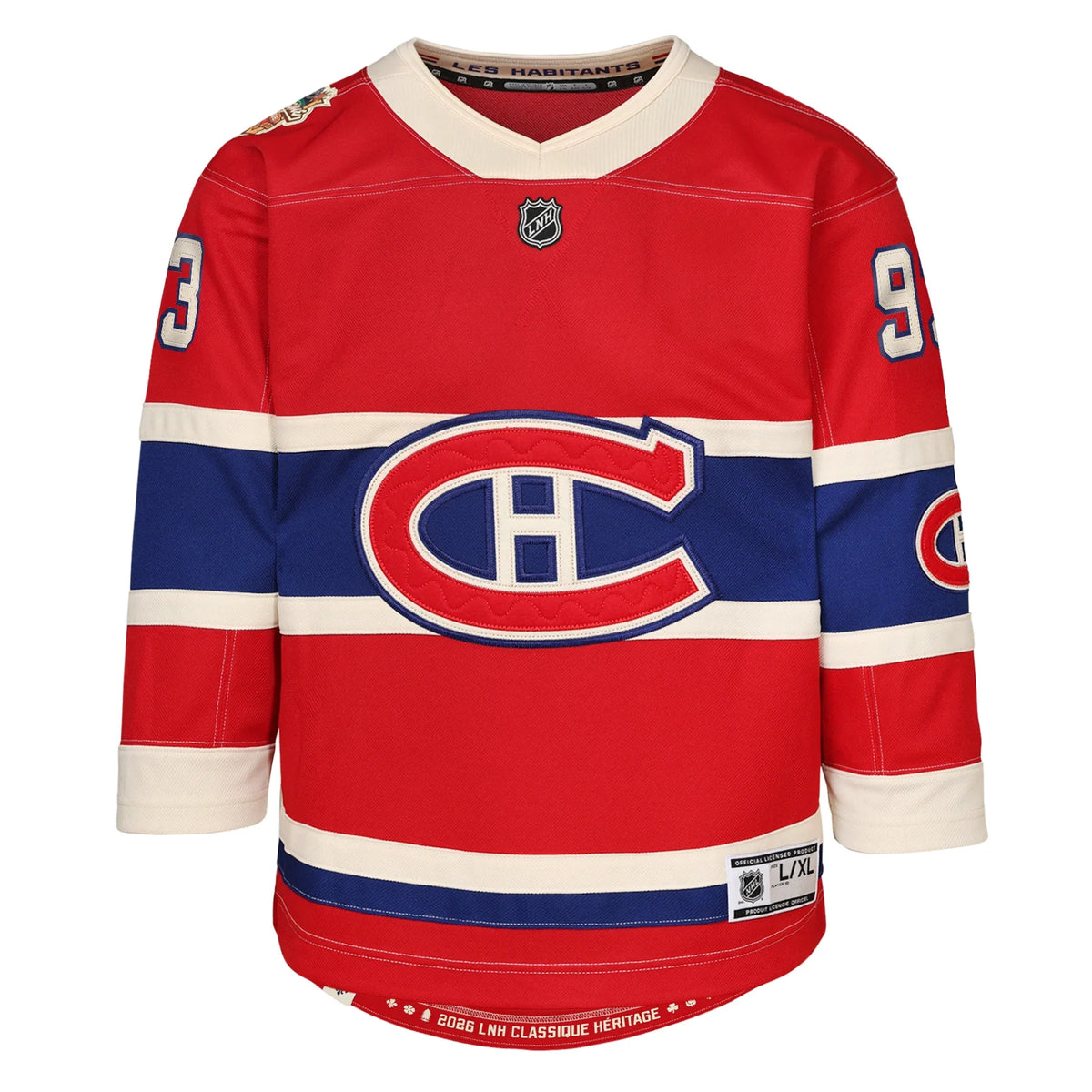 Ivan Demidov Montreal Canadiens NHL Outerstuff Youth Red 2026 Heritage Classic Premier Jersey product image 2, provided for