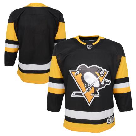 Pittsburgh Penguins NHL Outerstuff Youth Black Premier Home Jersey product image 3, provided for visual reference and