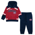 Montreal Canadiens NHL Outerstuff Kids Red/Navy Ice Explorer Pullover Hoodie & Pants Set product image 1, provided for