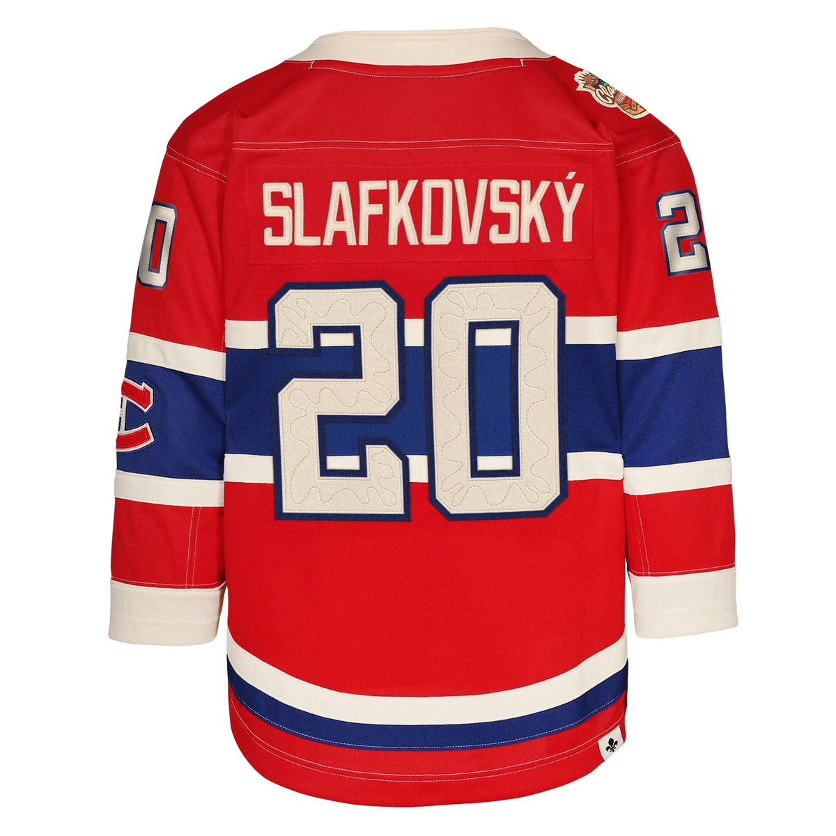 Juraj Slafkovsky Montreal Canadiens NHL Outerstuff Youth Red 2026 Heritage Classic Premier Jersey product image 1, provided
