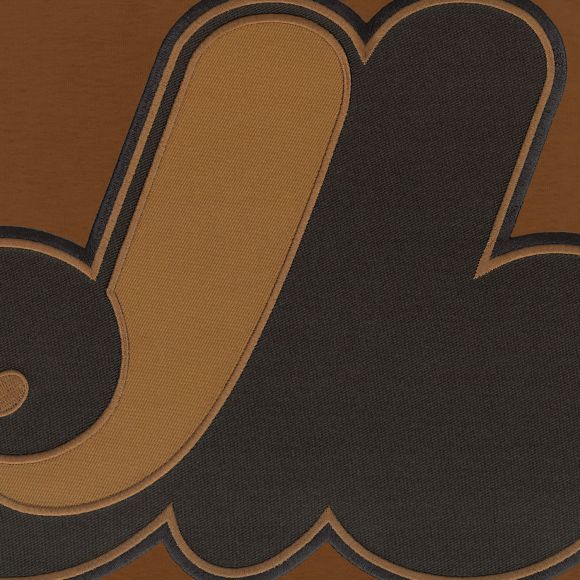 Montreal Expos MLB Bulletin Men Dune Twill Tonal Logo Express Crew Sweater product image 2, provided for visual reference