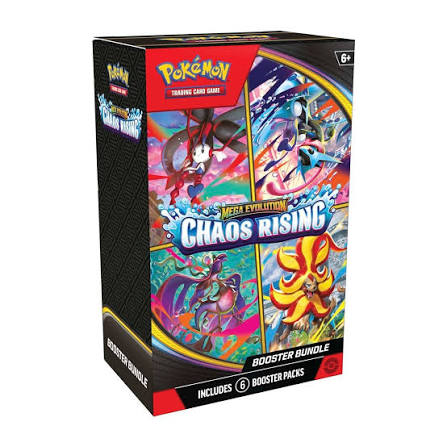 Pokémon TCG Mega Evolution ME04 Chaos Rising Booster Bundle product image 1, provided for visual reference and product