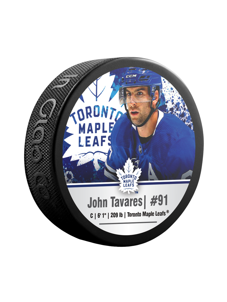John Tavares Toronto Maple Leafs NHL Inglasco Cube Star Hockey Puck product image 1, provided for visual reference and
