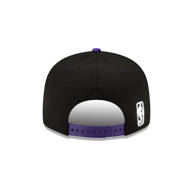 Los Angeles Lakers NBA New Era Men Black Purple 9Fifty 2 Tone Snapback product image 2, provided for visual reference and