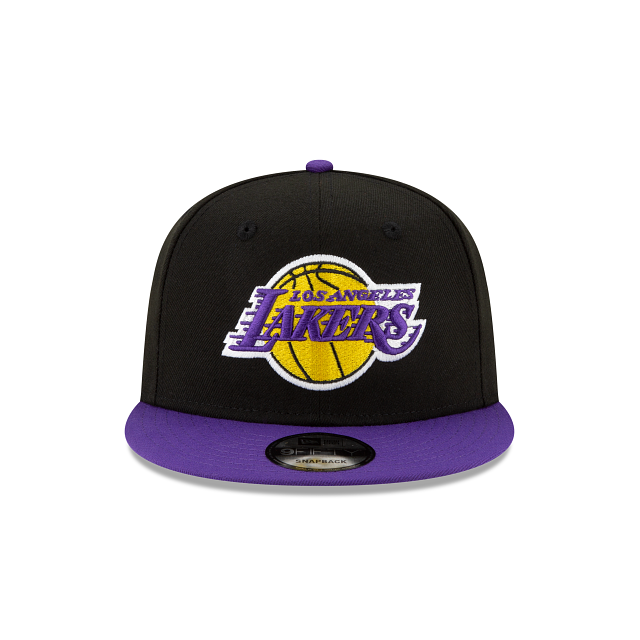 Los Angeles Lakers NBA New Era Men Black Purple 9Fifty 2 Tone Snapback product image 3, provided for visual reference and