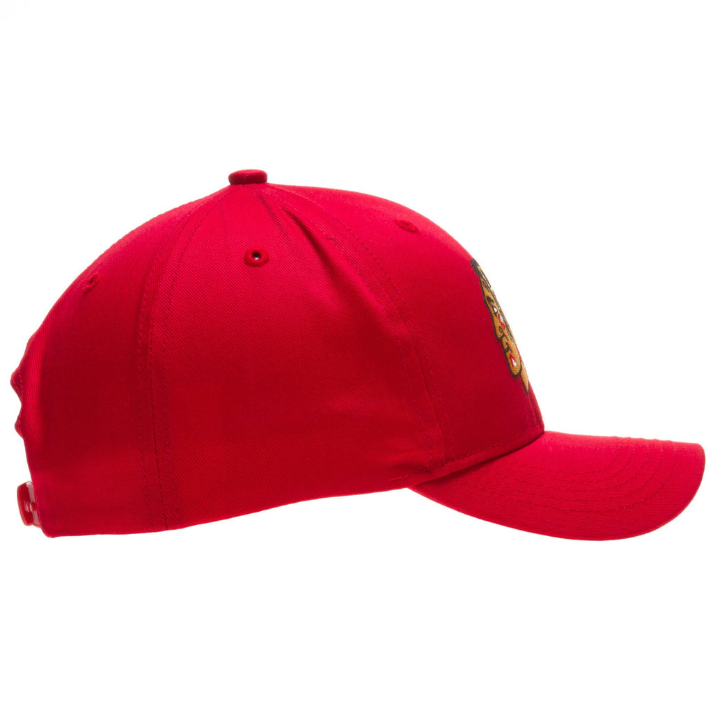 Chicago Blackhawks Youth Red Basic 47 MVP Indian Head Logo Hat product image 4, provided for visual reference and product