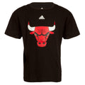 Chicago Bulls Boys/Girls 4-7 Black Primary Logo T-Shirt product image 1, provided for visual reference and product detail