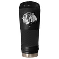 Chicago Blackhawks Black Stealth 24 oz Tumbler product image 1, provided for visual reference and product detail review
