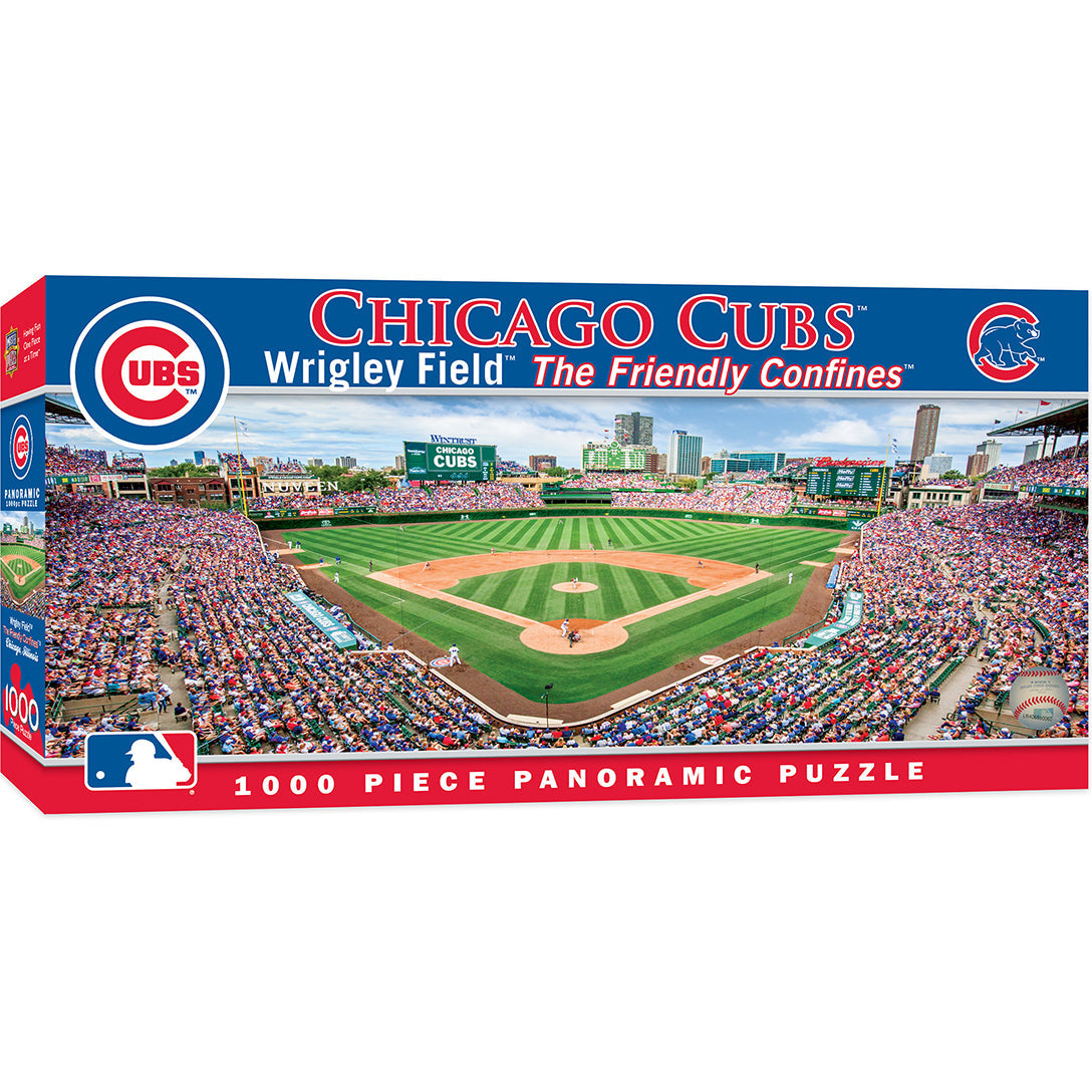 Chicago Cubs 1000 Piece Stadium Panoramic Jigsaw Puzzle product image 1, provided for visual reference and product detail