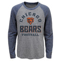 Chicago Bears Youth Classic Gridiron Long Sleeve Raglan T-Shirt product image 1, provided for visual reference and product