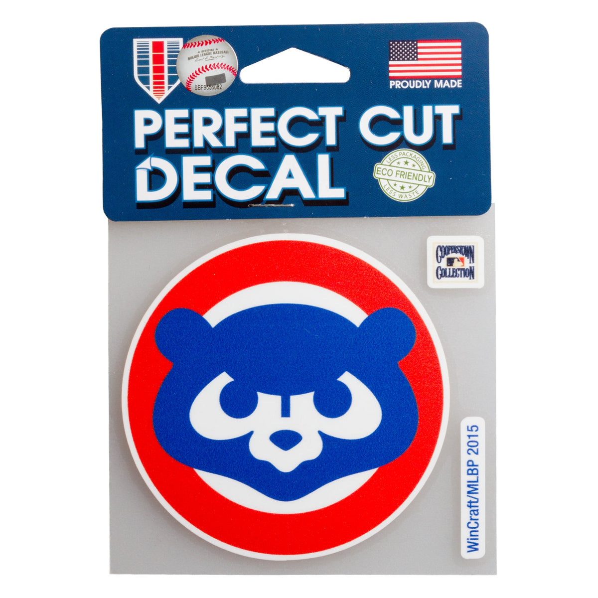 Chicago Cubs 1984 Cubs Face Perfect Cut Decal product image 1, provided for visual reference and product detail review
