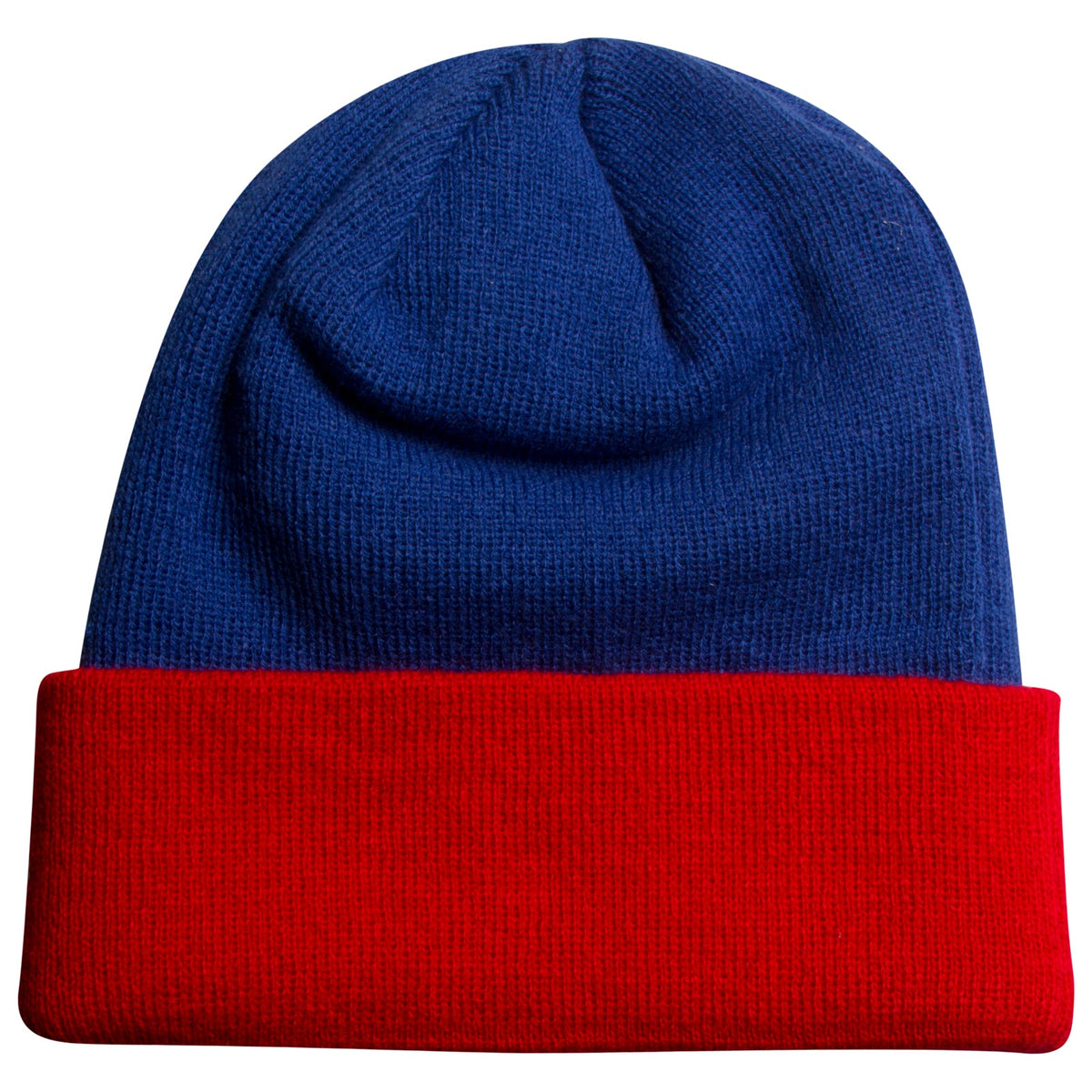 Chicago Cubs Royal and Red Blue "C" Logo Knit Hat product image 2, provided for visual reference and product detail review
