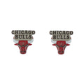 Chicago Bulls Logo Post Earrings product image 1, provided for visual reference and product detail review