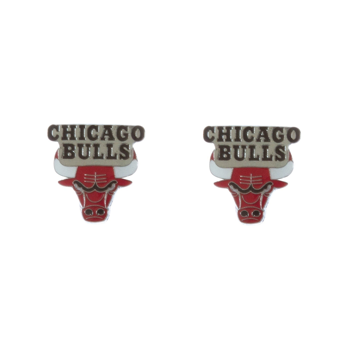 Chicago Bulls Logo Post Earrings product image 1, provided for visual reference and product detail review