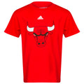 Chicago Bulls Boys/Girls 4-7 Red Primary Logo T-Shirt product image 1, provided for visual reference and product detail