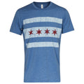 Chicago Heather Royal Chicago Flag T-Shirt product image 1, provided for visual reference and product detail review