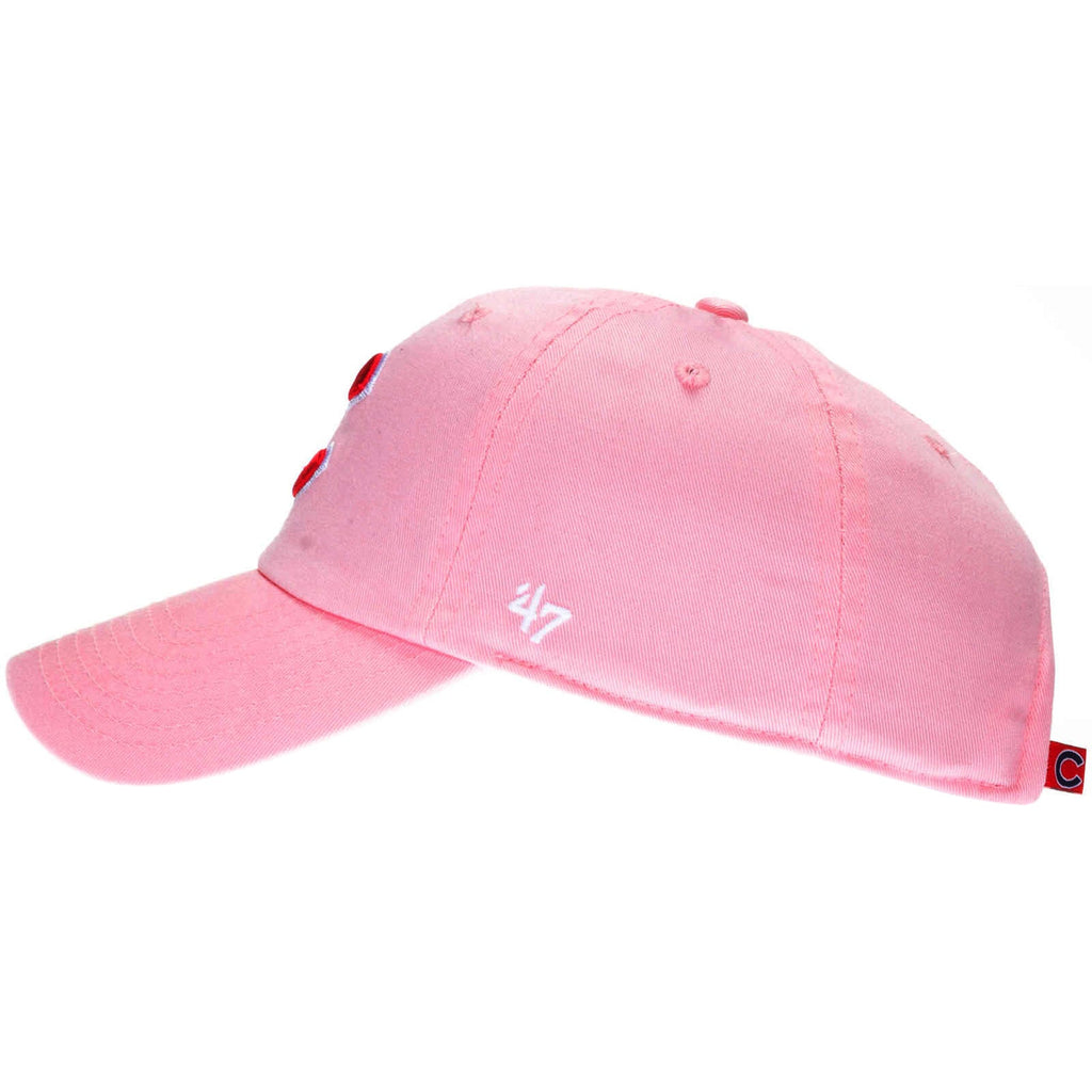 Chicago Cubs Toddler Pink Logo Adjustable Hat product image 3, provided for visual reference and product detail review