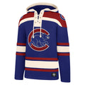 Chicago Cubs Royal Walking Bear Superior Lacer Hoodie product image 1, provided for visual reference and product detail