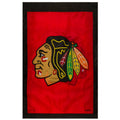 Chicago Blackhawks 28" x 44" Applique Decorative Vertical Flag product image 1, provided for visual reference and product