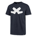 Chicago White Sox Navy Cross Socks Club T-Shirt product image 1, provided for visual reference and product detail review