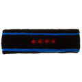 Chicago Flag Black Headband product image 1, provided for visual reference and product detail review