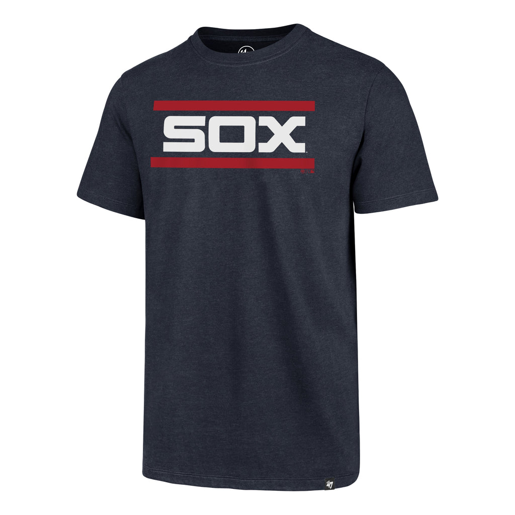 White Sox Fall Navy 83 Stripes Club T-Shirt product image 1, provided for visual reference and product detail review