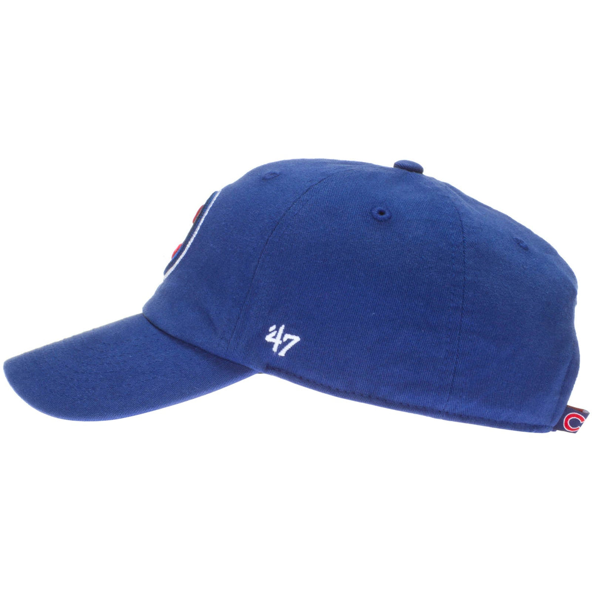 Chicago Cubs Logo Royal 47' Clean Up Adjustable Hat product image 3, provided for visual reference and product detail review