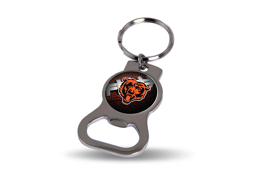Chicago Bears Logo Bottle Opener Keychain product image 1, provided for visual reference and product detail review