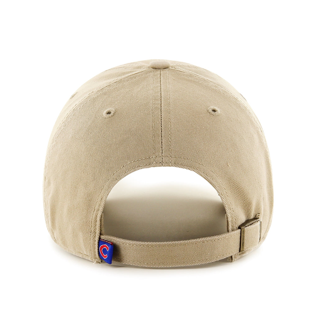 Chicago Cubs Dark Khaki "C" Logo Clean Up Adjustable Hat product image 2, provided for visual reference and product detail