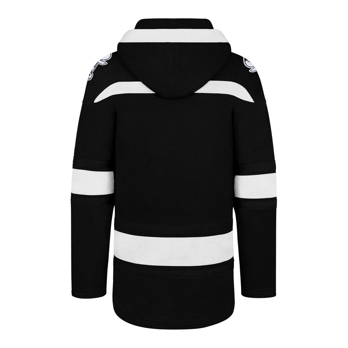 Chicago Bulls Men Black/White Superior Lacer Hoodie product image 2, provided for visual reference and product detail review