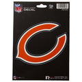 Chicago Bears 6" x 4" "C" Logo Die-Cut Decal product image 1, provided for visual reference and product detail review