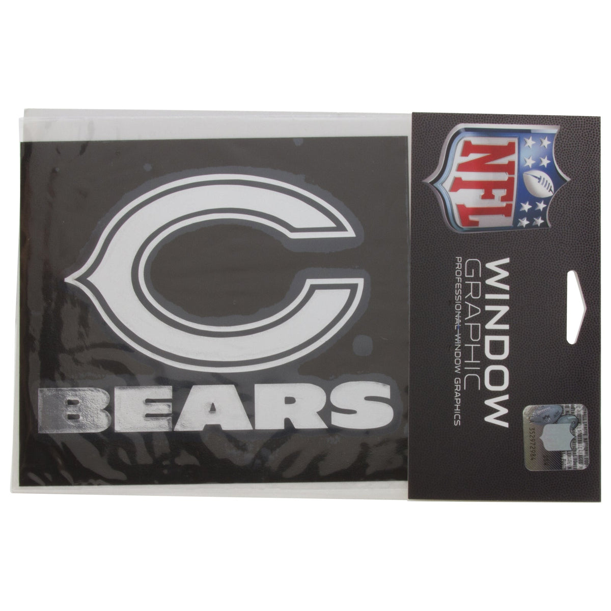 Chicago Bears Silver "C" Logo Permanent Decal product image 1, provided for visual reference and product detail review