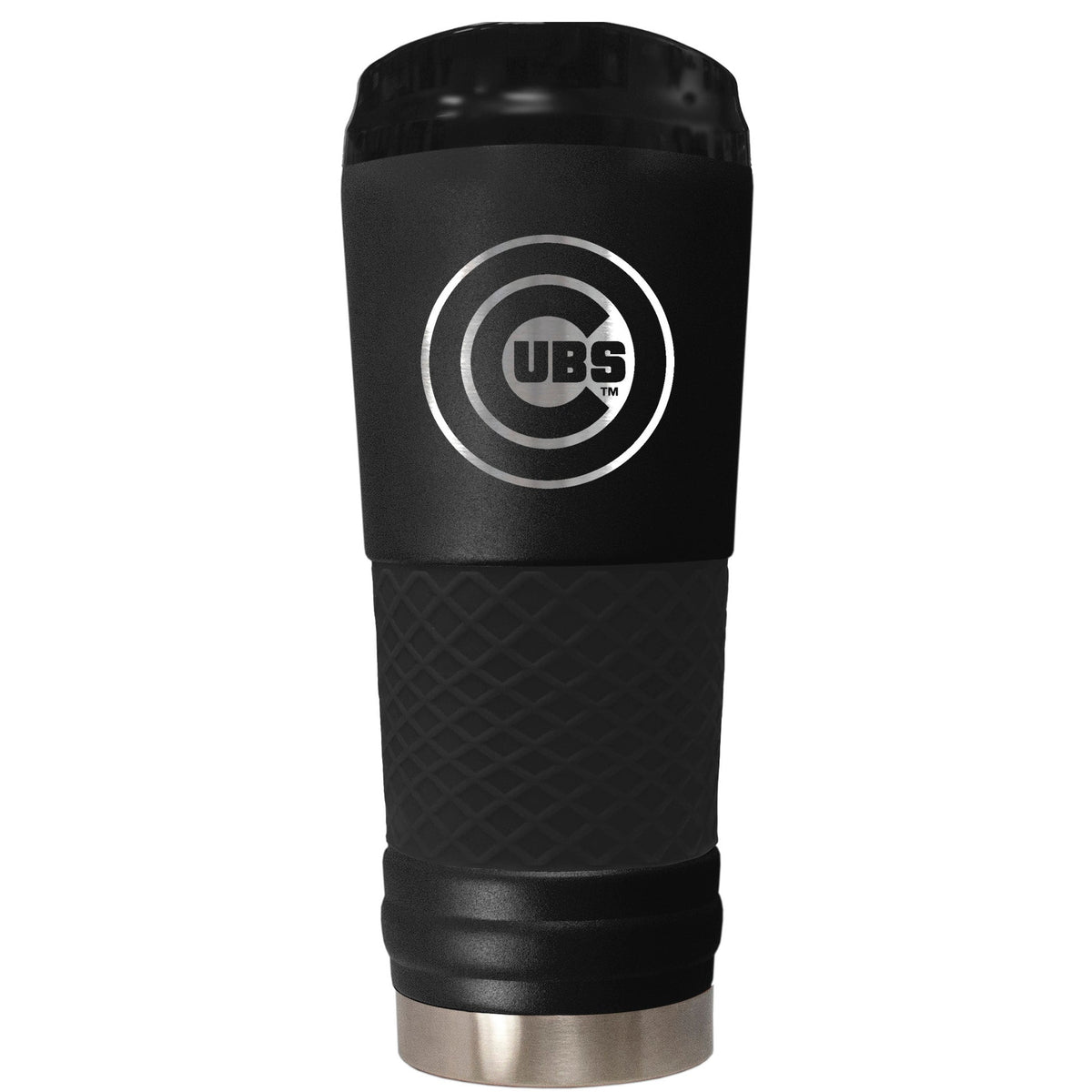Chicago Cubs Black Steal Bullseye 24 oz. Stainless Steel Cup product image 1, provided for visual reference and product
